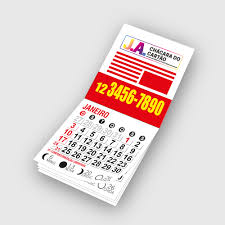 Calendário Ímã de Geladeira 8x6