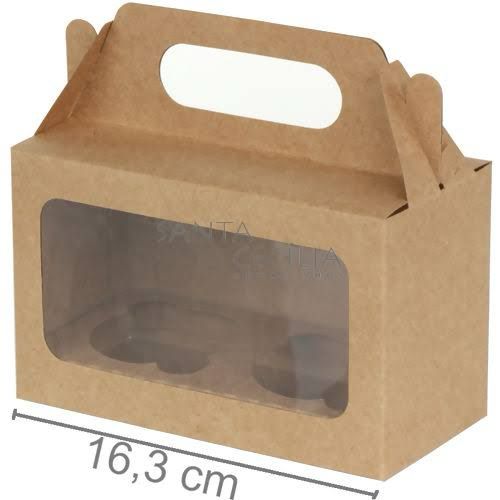 Caixa de Caneca Dupla Papel Paraná 120g Craft com Gravação