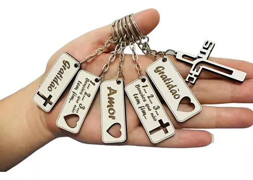 Chaveiro MDF riscado