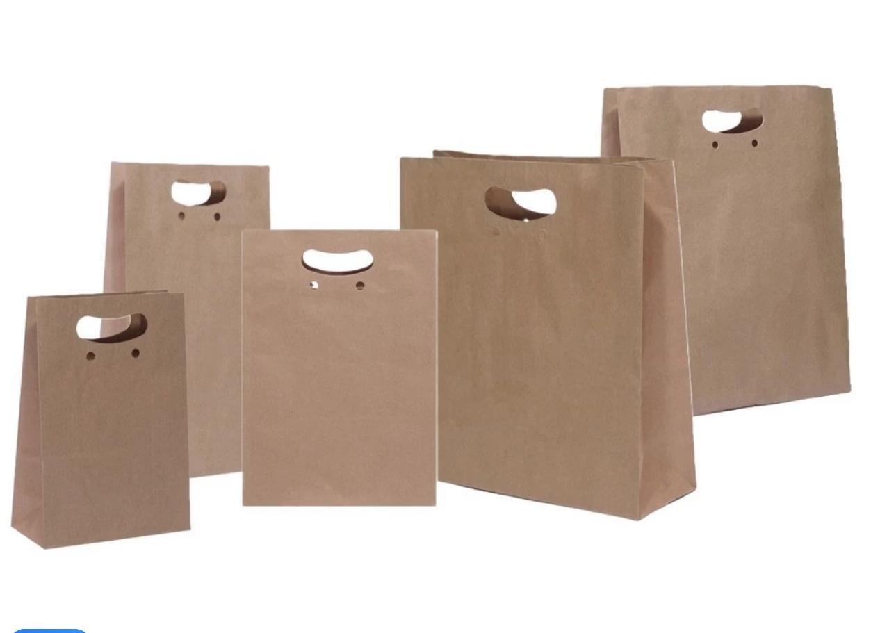 SACO DE PAPEL BOCA DE PALHAÇO 10cm Papel 120g COR Craft com gravação 