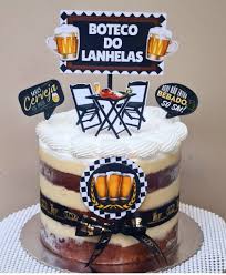 Topo de bolo A4 fotográfico