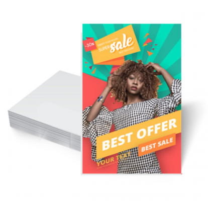 Panfleto 4x0 Couché 145g e 170g